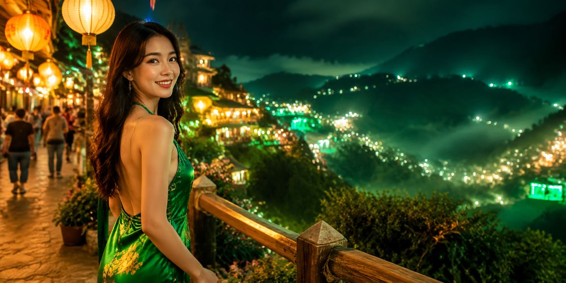 Người dùng tại chợ đêm Sapa sử dụng điện thoại để tham gia cá cược và Jackpot trực tuyến